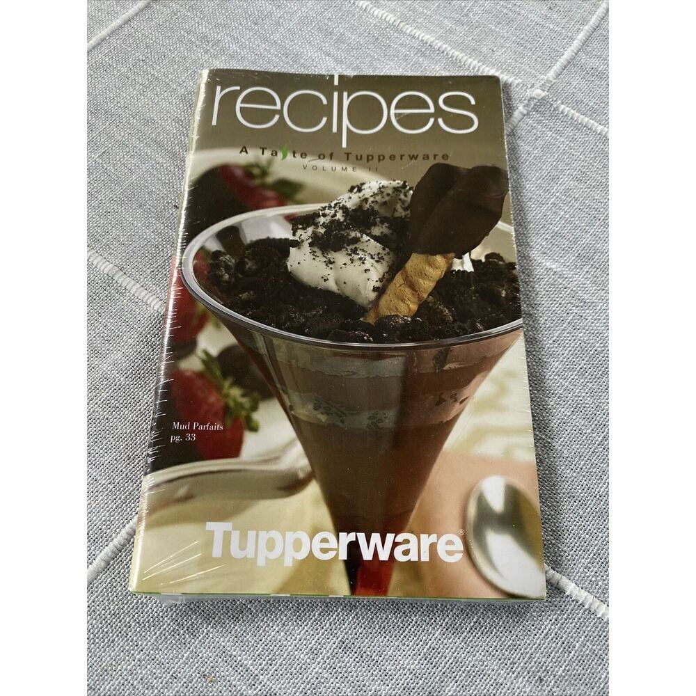 New! Sealed Tupperware Recipes A Taste Of Tupperware® Cookbook 2003 Paperback